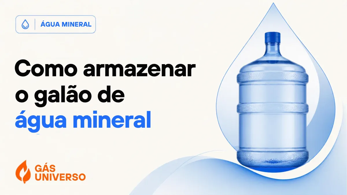 Capa do artigo: Como armazenar corretamente um galão de água mineral?