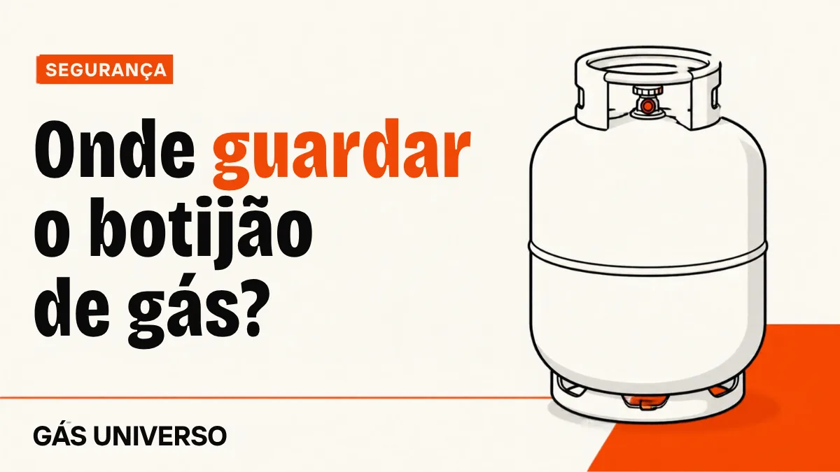 Capa do artigo: Onde guardar o botijão de gás corretamente?